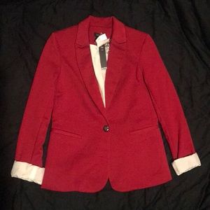 Red Blazer - never worn with tags!